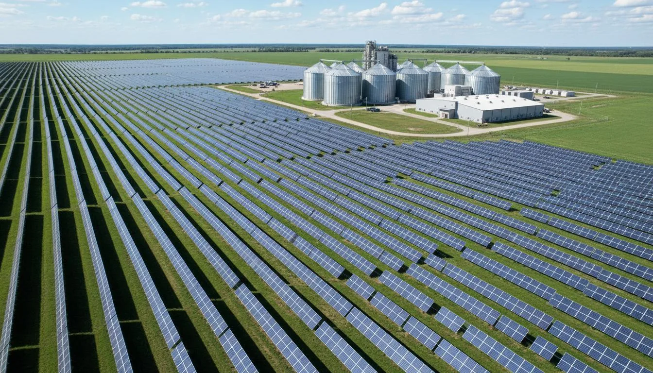 The elk pasture at Busse Woods, the Ned Brown Forest Preserve in Elk Grove Village, Illinois, where General Energy Corporation engineers commercial solar and battery storage.